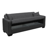 Canapea extensibilă Vox, 3 locuri, cu spațiu de depozitare, Stofă, Diverse culori, 210x84x83 cm - Gri | SKU: 438-000006 | Canapea extensibilă Vox, 3 locuri, cu spațiu de depozitare, Stofă, 210x84x83 cm, varianta Gri, produs pentru amenajarea locuinței, disponibil online în România la CasaMob