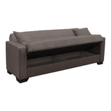 Canapea extensibilă Vox, 3 locuri, cu spațiu de depozitare, Stofă, Diverse culori, 210x84x83 cm - Maro | SKU: 438-000008 | Canapea extensibilă Vox, 3 locuri, cu spațiu de depozitare, Stofă, 210x84x83 cm, varianta Maro, produs pentru amenajarea locuinței, disponibil online în România la CasaMob