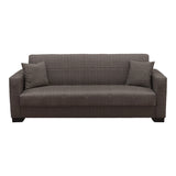 Canapea extensibilă Vox, 3 locuri, cu spațiu de depozitare, Stofă, Diverse culori, 210x84x83 cm - Maro | SKU: 438-000008 | Canapea extensibilă Vox, 3 locuri, cu spațiu de depozitare, Stofă, 210x84x83 cm, varianta Maro, produs pentru amenajarea locuinței, disponibil online în România la CasaMob