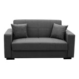 Canapea extensibilă Vox, 2 locuri, cu spațiu de depozitare, Stofă, Diverse culori, 150x84x83 cm - Gri | SKU: 438-000010 | Canapea extensibilă Vox, 2 locuri, cu spațiu de depozitare, Stofă, 150x84x83 cm, varianta Gri, produs pentru amenajarea locuinței, disponibil online în România la CasaMob