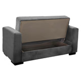 Canapea extensibilă Vox, 2 locuri, cu spațiu de depozitare, Stofă, Diverse culori, 150x84x83 cm - Gri | SKU: 438-000010 | Canapea extensibilă Vox, 2 locuri, cu spațiu de depozitare, Stofă, 150x84x83 cm, varianta Gri, produs pentru amenajarea locuinței, disponibil online în România la CasaMob