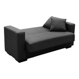 Canapea extensibilă Vox, 2 locuri, cu spațiu de depozitare, Stofă, Diverse culori, 150x84x83 cm - Antracit | SKU: 438-000011 | Canapea extensibilă Vox, 2 locuri, cu spațiu de depozitare, Stofă, 150x84x83 cm, varianta Antracit, produs pentru amenajarea locuinței, disponibil online în România la CasaMob