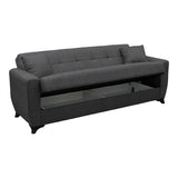 Canapea extensibilă Modesto, 3 locuri, cu spațiu de depozitare, Stofă, Diverse culori, 215x84x83 cm - Gri | SKU: 438-000014 | Canapea extensibilă Modesto, 3 locuri, cu spațiu de depozitare, Stofă, 215x84x83 cm, varianta Gri, produs pentru amenajarea locuinței, disponibil online în România la CasaMob