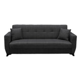 Canapea extensibilă Modesto, 3 locuri, cu spațiu de depozitare, Stofă, Diverse culori, 215x84x83 cm - Gri | SKU: 438-000014 | Canapea extensibilă Modesto, 3 locuri, cu spațiu de depozitare, Stofă, 215x84x83 cm, varianta Gri, produs pentru amenajarea locuinței, disponibil online în România la CasaMob