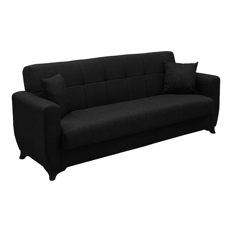 Canapea extensibilă Modesto, 3 locuri, cu spațiu de depozitare, Stofă, Diverse culori, 215x84x83 cm - Antracit | SKU: 438-000015 | Canapea extensibilă Modesto, 3 locuri, cu spațiu de depozitare, Stofă, 215x84x83 cm, varianta Antracit, produs pentru amenajarea locuinței, disponibil online în România la CasaMob