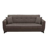 Canapea extensibilă Modesto, 3 locuri, cu spațiu de depozitare, Stofă, Diverse culori, 215x84x83 cm - Maro | SKU: 438-000016 | Canapea extensibilă Modesto, 3 locuri, cu spațiu de depozitare, Stofă, 215x84x83 cm, varianta Maro, produs pentru amenajarea locuinței, disponibil online în România la CasaMob