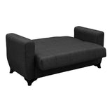Canapea extensibilă Modesto, 2 locuri, cu spațiu de depozitare, Stofă, Diverse culori, 155x84x83 cm - Gri | SKU: 438-000018 | Canapea extensibilă Modesto, 2 locuri, cu spațiu de depozitare, Stofă, 155x84x83 cm, varianta Gri, produs pentru amenajarea locuinței, disponibil online în România la CasaMob