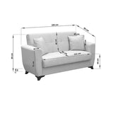 Canapea extensibilă Modesto, 2 locuri, cu spațiu de depozitare, Stofă, Diverse culori, 155x84x83 cm - Gri | SKU: 438-000018 | Canapea extensibilă Modesto, 2 locuri, cu spațiu de depozitare, Stofă, 155x84x83 cm, varianta Gri, produs pentru amenajarea locuinței, disponibil online în România la CasaMob