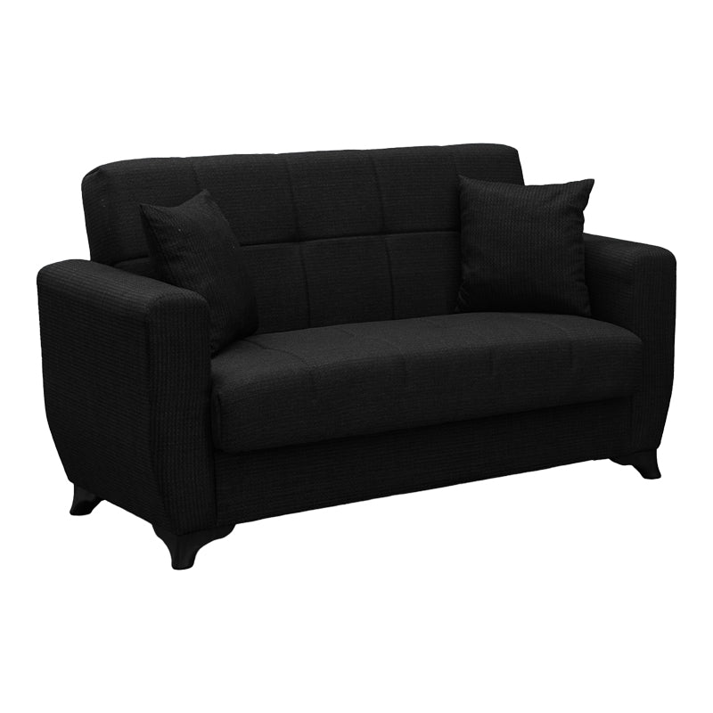 Canapea extensibilă Modesto, 2 locuri, cu spațiu de depozitare, Stofă, Diverse culori, 155x84x83 cm - Antracit | SKU: 438-000019 | Canapea extensibilă Modesto, 2 locuri, cu spațiu de depozitare, Stofă, 155x84x83 cm, varianta Antracit, produs pentru amenajarea locuinței, disponibil online în România la CasaMob