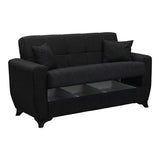 Canapea extensibilă Modesto, 2 locuri, cu spațiu de depozitare, Stofă, Diverse culori, 155x84x83 cm - Antracit | SKU: 438-000019 | Canapea extensibilă Modesto, 2 locuri, cu spațiu de depozitare, Stofă, 155x84x83 cm, varianta Antracit, produs pentru amenajarea locuinței, disponibil online în România la CasaMob