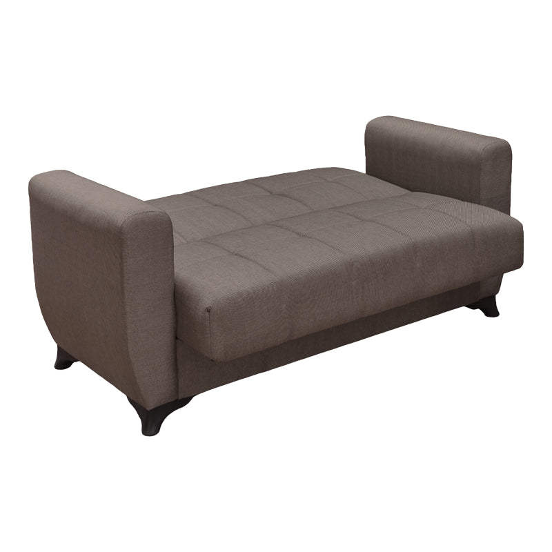 Canapea extensibilă Modesto, 2 locuri, cu spațiu de depozitare, Stofă, Diverse culori, 155x84x83 cm - Maro | SKU: 438-000020 | Canapea extensibilă Modesto, 2 locuri, cu spațiu de depozitare, Stofă, 155x84x83 cm, varianta Maro, produs pentru amenajarea locuinței, disponibil online în România la CasaMob