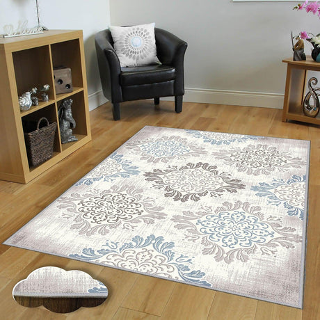 Covor de living / dormitor EEXFAB1087, Multicolor