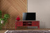 Roșu | SKU: 472PHL1101 | Comodă TV Ada TV, 150x50x40 cm, varianta Roșu, produs pentru amenajarea locuinței, disponibil online în România la CasaMob