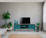 Comodă TV Ada TV, Diverse culori, 150x50x40 cm - Turcoaz | SKU: 472PHL1102 | Comodă TV Ada TV, 150x50x40 cm, varianta Turcoaz, produs pentru amenajarea locuinței, disponibil online în România la CasaMob