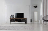 Comodă TV Ada TV, Diverse culori, 150x50x40 cm - Negru | SKU: 472PHL1103 | Comodă TV Ada TV, 150x50x40 cm, varianta Negru, produs pentru amenajarea locuinței, disponibil online în România la CasaMob