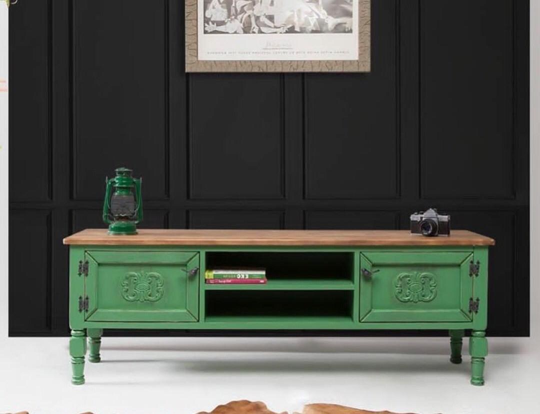 Comodă TV Ada TV, Diverse culori, 150x50x40 cm - Verde deschis | SKU: 472PHL1106 | Comodă TV Ada TV, 150x50x40 cm, varianta Verde deschis, produs pentru amenajarea locuinței, disponibil online în România la CasaMob