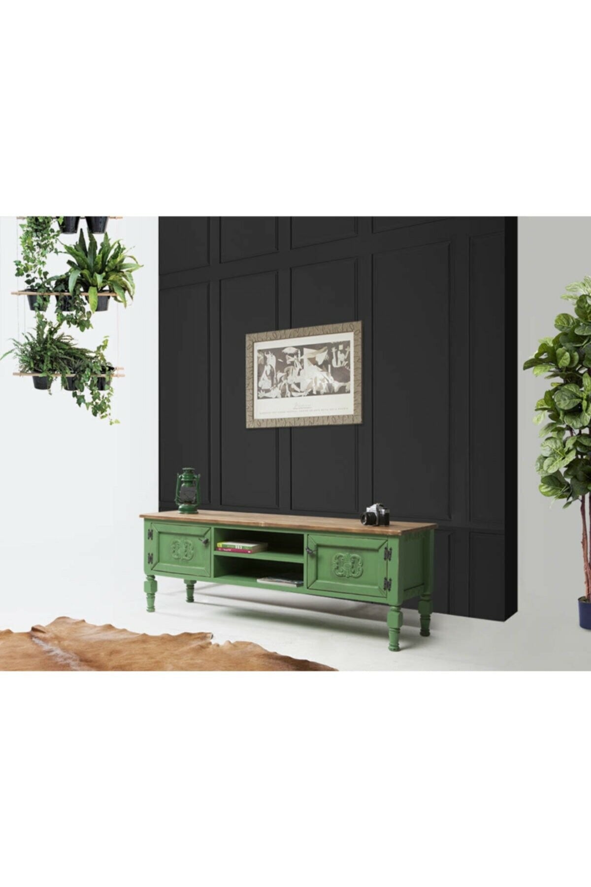 Comodă TV Ada TV, Diverse culori, 150x50x40 cm - Verde deschis | SKU: 472PHL1106 | Comodă TV Ada TV, 150x50x40 cm, varianta Verde deschis, produs pentru amenajarea locuinței, disponibil online în România la CasaMob
