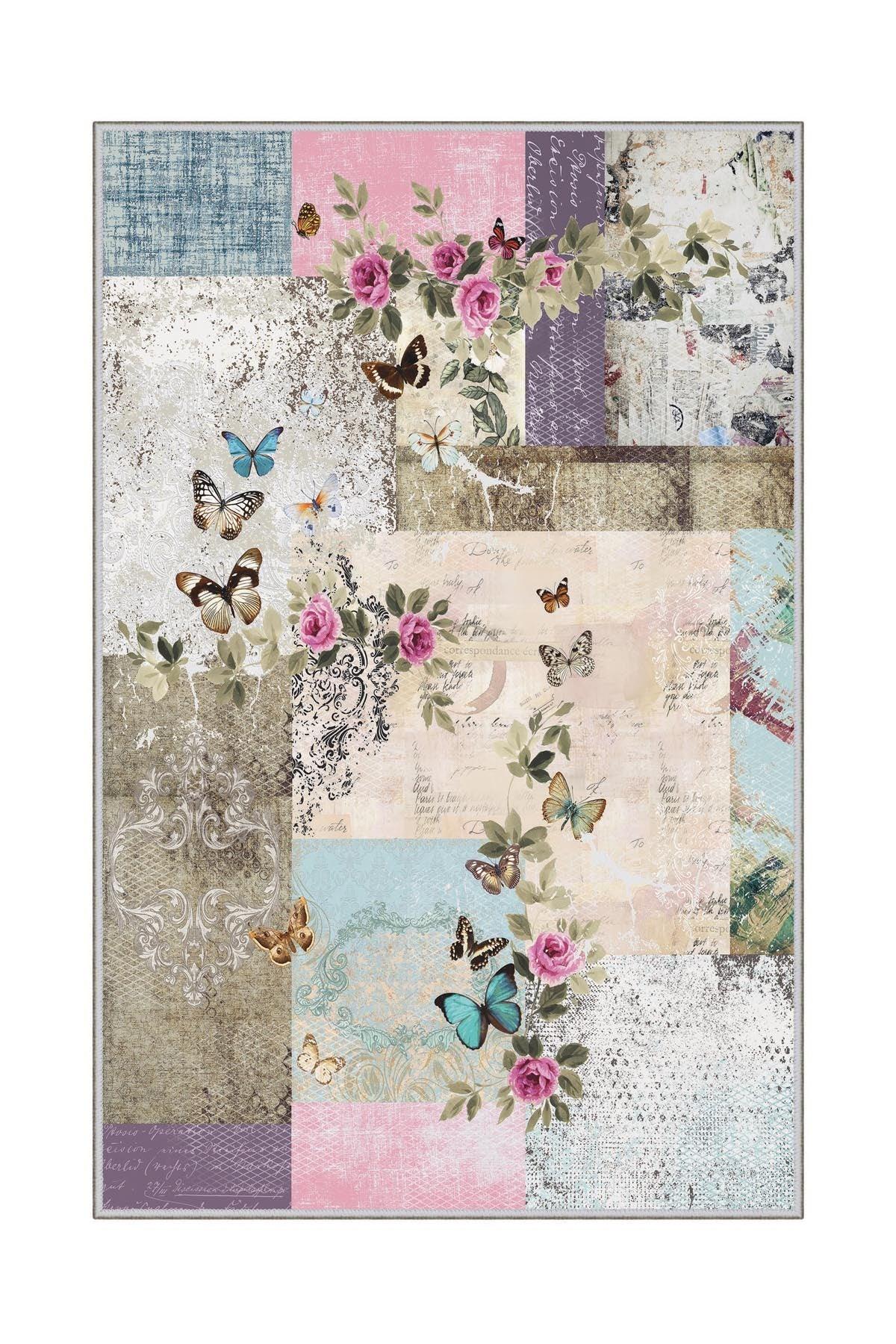 Covor de living / dormitor HMNT674, Multicolor