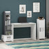 Antracit - Alb | SKU: 475OLV1212 | Birou Dawn, 120x60x72 cm, varianta Antracit - Alb, produs pentru amenajarea locuinței, disponibil online în România la CasaMob