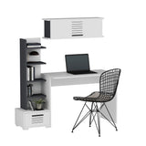 Birou Dawn, Diverse culori, 120x60x72 cm - Antracit - Alb | SKU: 475OLV1212 | Birou Dawn, 120x60x72 cm, varianta Antracit - Alb, produs pentru amenajarea locuinței, disponibil online în România la CasaMob