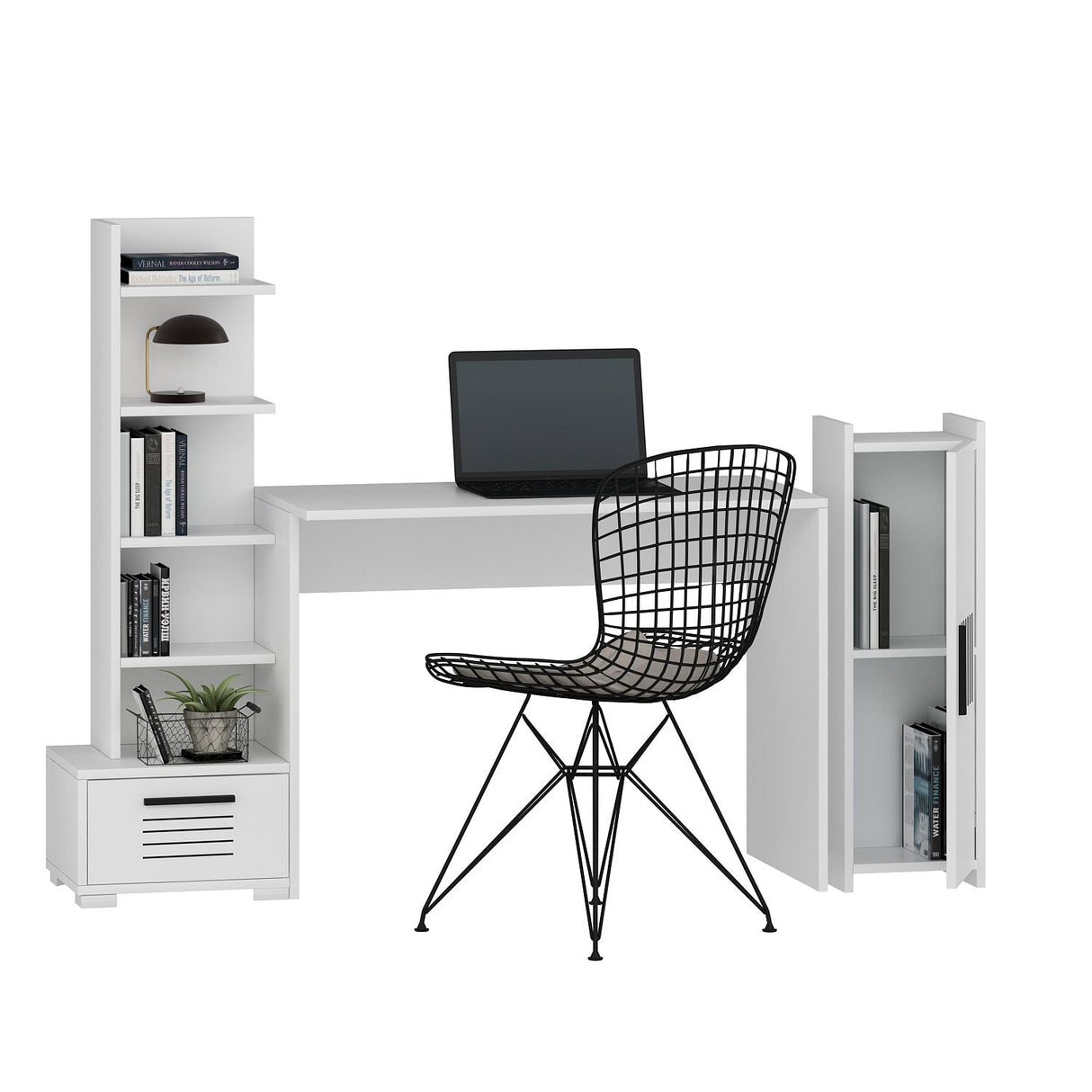 Birou Dawn, Diverse culori, 120x60x72 cm - Alb | SKU: 475OLV1213 | Birou Dawn, 120x60x72 cm, varianta Alb, produs pentru amenajarea locuinței, disponibil online în România la CasaMob