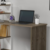 Birou Enna, Diverse culori, 110x50x110 cm - Nuc - Alb | SKU: 475OLV1218 | Birou Enna, 110x50x110 cm, varianta Nuc - Alb, produs pentru amenajarea locuinței, disponibil online în România la CasaMob