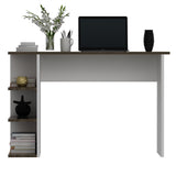 Birou Dora, Diverse culori, 110x45x72 cm - Nuc - Alb | SKU: 475OLV1226 | Birou Dora, 110x45x72 cm, varianta Nuc - Alb, produs pentru amenajarea locuinței, disponibil online în România la CasaMob