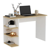 Birou Dora, Diverse culori, 110x45x72 cm - Stejar safir - Alb | SKU: 475OLV1228 | Birou Dora, 110x45x72 cm, varianta Stejar safir - Alb, produs pentru amenajarea locuinței, disponibil online în România la CasaMob