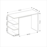 Birou Dora, Diverse culori, 110x45x72 cm - Stejar safir - Alb | SKU: 475OLV1228 | Birou Dora, 110x45x72 cm, varianta Stejar safir - Alb, produs pentru amenajarea locuinței, disponibil online în România la CasaMob