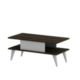 Măsuță de cafea Beta, Diverse culori, 90x45x40 cm - Nuc - Alb | SKU: 475OLV1323 | Măsuță de cafea Beta, 90x45x40 cm, varianta Nuc - Alb, produs pentru amenajarea locuinței, disponibil online în România la CasaMob