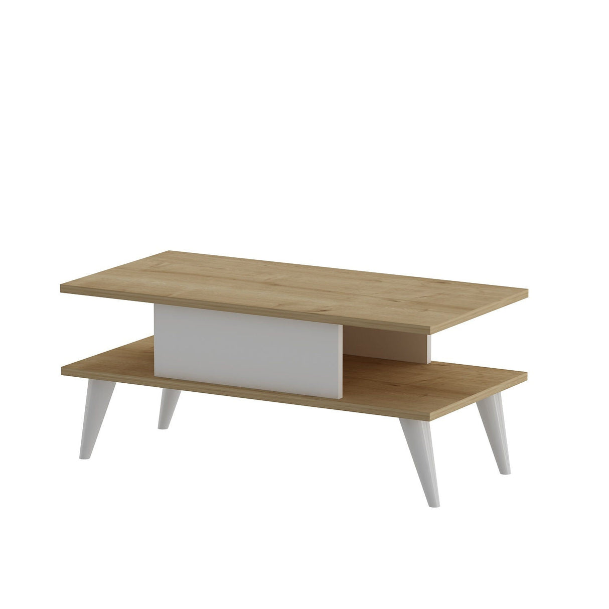 Măsuță de cafea Beta, Diverse culori, 90x45x40 cm - Sapphire - Alb | SKU: 475OLV1325 | Măsuță de cafea Beta, 90x45x40 cm, varianta Sapphire - Alb, produs pentru amenajarea locuinței, disponibil online în România la CasaMob