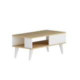 Măsuță de cafea Seul, Diverse culori, 90x45x40 cm - Sapphire - Alb | SKU: 475OLV1329 | Măsuță de cafea Seul, 90x45x40 cm, varianta Sapphire - Alb, produs pentru amenajarea locuinței, disponibil online în România la CasaMob