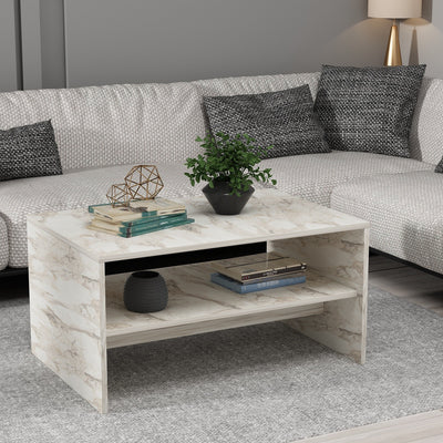 Măsuță de cafea Apollon, Ephesus marble, 90x45x46.8 cm, SKU 475OLV1348, imagine 1