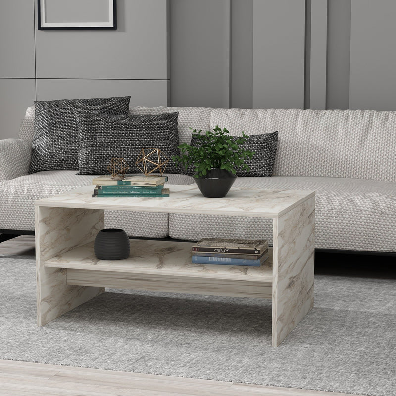 Măsuță de cafea Apollon, Ephesus marble, 90x45x46.8 cm, SKU 475OLV1348, imagine 2