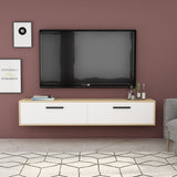 Comodă TV Inel, Diverse culori, 150x30x45 cm - Sapphire - Alb | SKU: 475OLV1421 | Comodă TV Inel, 150x30x45 cm, varianta Sapphire - Alb, produs pentru amenajarea locuinței, disponibil online în România la CasaMob
