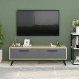 Comodă TV Melisa, Diverse culori, 120x30x45 cm - Sapphire - Antracit | SKU: 475OLV1425 | Comodă TV Melisa, 120x30x45 cm, varianta Sapphire - Antracit, produs pentru amenajarea locuinței, disponibil online în România la CasaMob