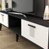 Antracit - Alb | SKU: 475OLV1428 | Comodă TV Asimo, 150x30x45 cm, varianta Antracit - Alb, produs pentru amenajarea locuinței, disponibil online în România la CasaMob