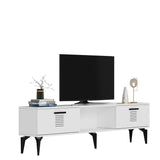 Comodă TV Asimo, Diverse culori, 150x30x45 cm - Alb | SKU: 475OLV1429 | Comodă TV Asimo, 150x30x45 cm, varianta Alb, produs pentru amenajarea locuinței, disponibil online în România la CasaMob