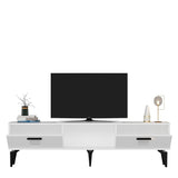 Comodă TV Asimo, Diverse culori, 150x30x45 cm - Alb | SKU: 475OLV1429 | Comodă TV Asimo, 150x30x45 cm, varianta Alb, produs pentru amenajarea locuinței, disponibil online în România la CasaMob