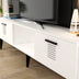 Alb | SKU: 475OLV1429 | Comodă TV Asimo, 150x30x45 cm, varianta Alb, produs pentru amenajarea locuinței, disponibil online în România la CasaMob