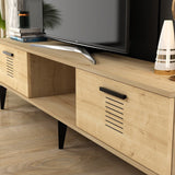 Comodă TV Asimo, Diverse culori, 150x30x45 cm - Stejar safir | SKU: 475OLV1431 | Comodă TV Asimo, 150x30x45 cm, varianta Stejar safir, produs pentru amenajarea locuinței, disponibil online în România la CasaMob