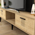 Stejar safir | SKU: 475OLV1431 | Comodă TV Asimo, 150x30x45 cm, varianta Stejar safir, produs pentru amenajarea locuinței, disponibil online în România la CasaMob