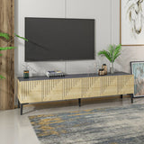 Comodă TV Artemis, Diverse culori, 180x37x45 cm - Stejar safir - Antracit | SKU: 475OLV1463 | Comodă TV Artemis, 180x37x45 cm, varianta Stejar safir - Antracit, produs pentru amenajarea locuinței, disponibil online în România la CasaMob