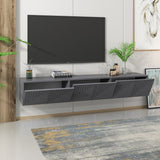Comodă TV Artemis, Diverse culori, 180x37x45 cm - Antracit | SKU: 475OLV1461 | Comodă TV Artemis, 180x37x45 cm, varianta Antracit, produs pentru amenajarea locuinței, disponibil online în România la CasaMob
