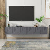 Comodă TV Artemis, Diverse culori, 180x37x45 cm - Antracit | SKU: 475OLV1461 | Comodă TV Artemis, 180x37x45 cm, varianta Antracit, produs pentru amenajarea locuinței, disponibil online în România la CasaMob