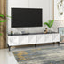 Alb - Antracit | SKU: 475OLV1462 | Comodă TV Artemis, 180x37x45 cm, varianta Alb - Antracit, produs pentru amenajarea locuinței, disponibil online în România la CasaMob