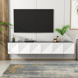 Comodă TV Artemis, Diverse culori, 180x37x45 cm - Alb - Antracit | SKU: 475OLV1462 | Comodă TV Artemis, 180x37x45 cm, varianta Alb - Antracit, produs pentru amenajarea locuinței, disponibil online în România la CasaMob