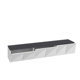 Comodă TV Artemis, Diverse culori, 180x37x45 cm - Alb - Antracit | SKU: 475OLV1462 | Comodă TV Artemis, 180x37x45 cm, varianta Alb - Antracit, produs pentru amenajarea locuinței, disponibil online în România la CasaMob