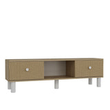 Comodă TV Mono, Diverse culori, 150x30x41 cm - Stejar safir - Hazeran | SKU: 475OLV1477 | Comodă TV Mono, 150x30x41 cm, varianta Stejar safir - Hazeran, produs pentru amenajarea locuinței, disponibil online în România la CasaMob