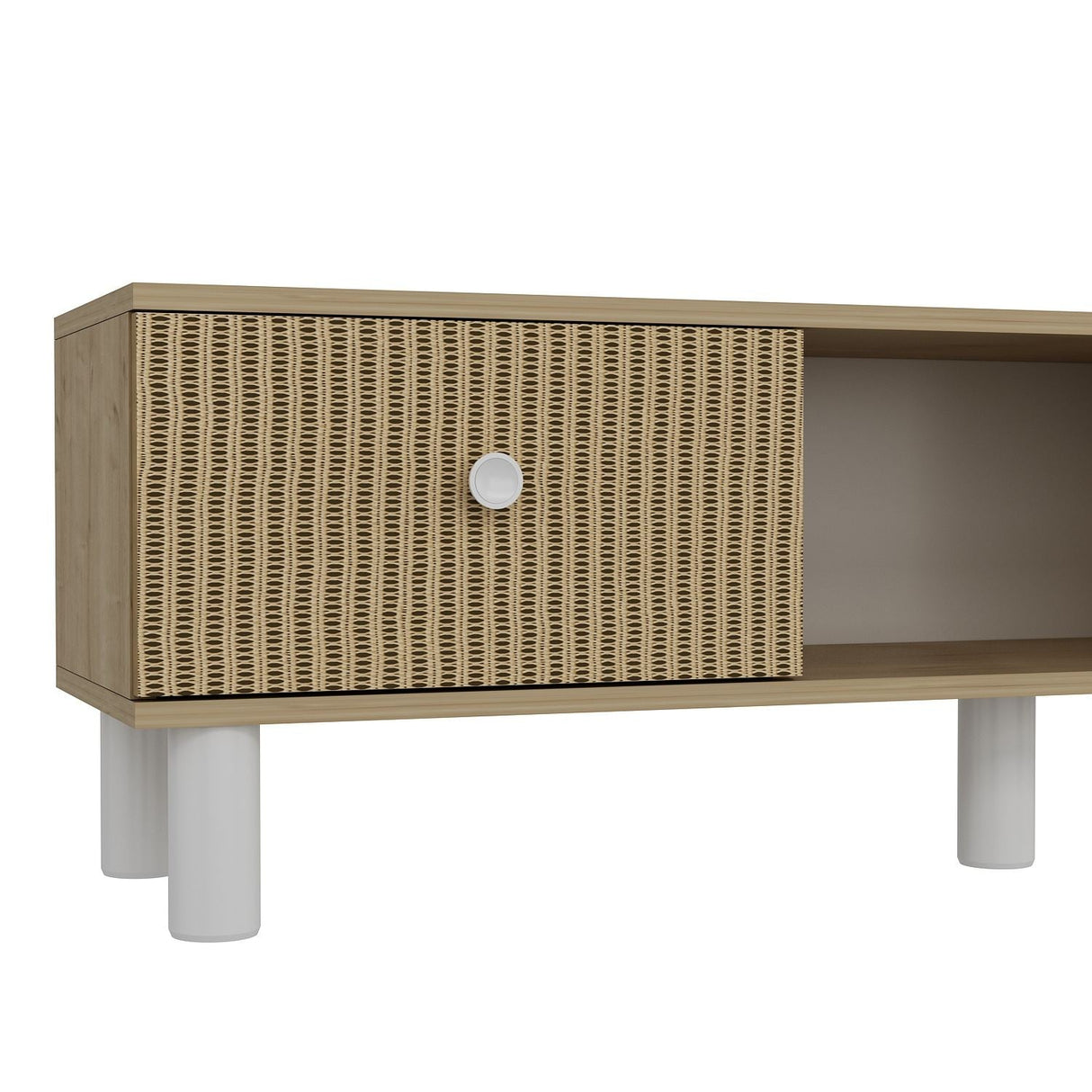 Comodă TV Mono, Diverse culori, 150x30x41 cm - Stejar safir - Hazeran | SKU: 475OLV1477 | Comodă TV Mono, 150x30x41 cm, varianta Stejar safir - Hazeran, produs pentru amenajarea locuinței, disponibil online în România la CasaMob
